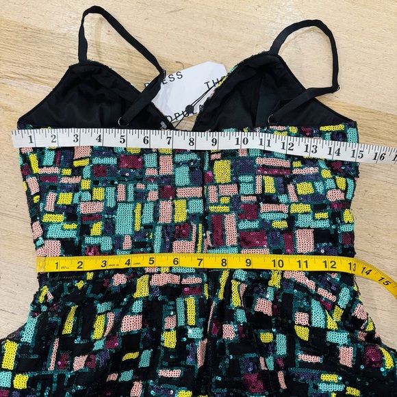 Dress the Population Women's Maren Fit and Flare Midi Dress NWT - Picture 4 of 7